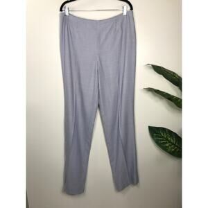 Carlisle Periwinkle Blue White Houndstooth Wool Silk Business Trouser Pants 14